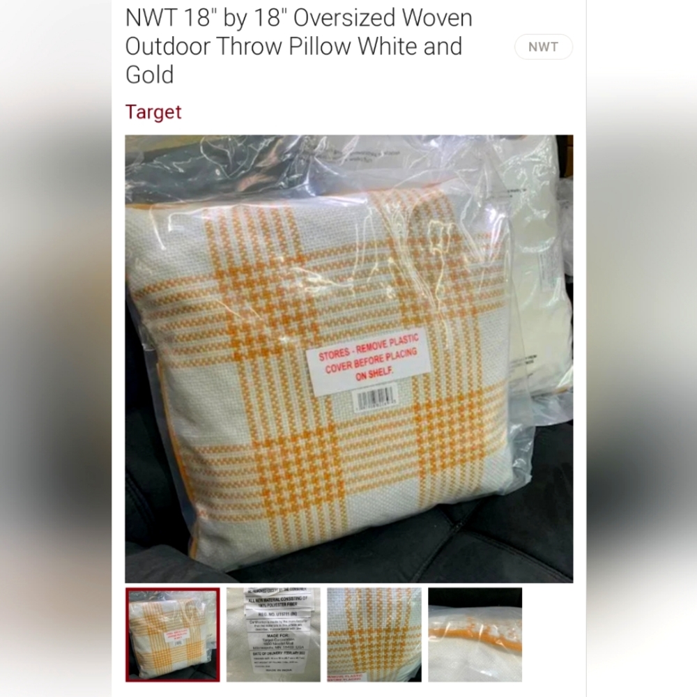 Indoor/Outdoor pillows